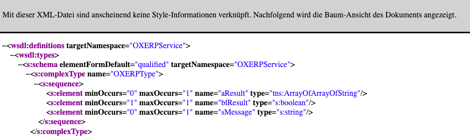 OXID ERP Modul – Zugriff per SOAP, Hürden und Tipps