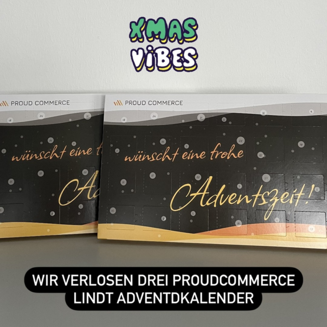 Wir verlosen drei von unseren leckeren ProudCommerce Lindt Adventskalendern. 🎅🎄 So kannst du mitmachen: 1️⃣ Folge unserem Account auf Instagram @proudcommerce 2️⃣ Like diesen Post ❤️ Das Gewinnspiel endet am 24.11.2024, die Gewinner*innen werden per DM benachrichtigt. Viel Glück und eine schöne Adventszeit! 🍀✨ Teilnahmebedingungen: Das Gewinnspiel steht in keinem Zusammenhang mit Instagram oder Facebook. #proudcommerce #advent #adventskalender #weihnachten #gewinnspiel #nuedigital #nürnberg #nuernberg #ecommerce